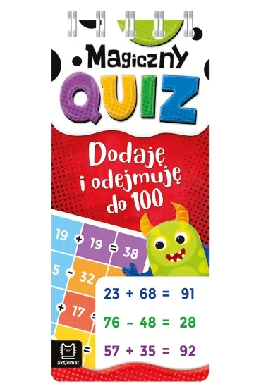 Dodaję i odejmuję do 100. Magiczny quiz. Spirala
