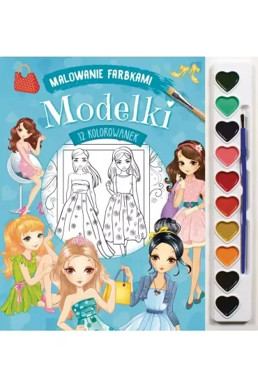 Malowanie farbkami. Modelki