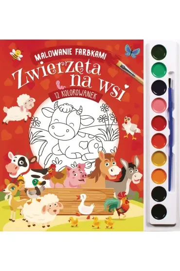 Malowanie farbkami. Zwierzęta na wsi
