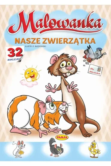 Nasze zwierzątka. Malowanka