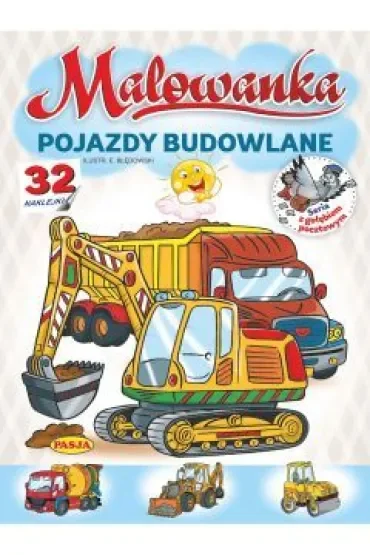 Pojazdy budowlane. Malowanka