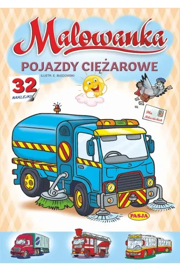 Pojazdy ciężarowe. Malowanka