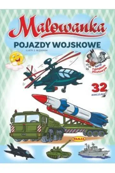 Pojazdy wojskowe. Malowanka