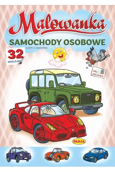 Samochody osobowe. Malowanka