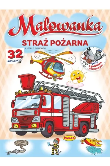 Straż pożarna. Malowanka