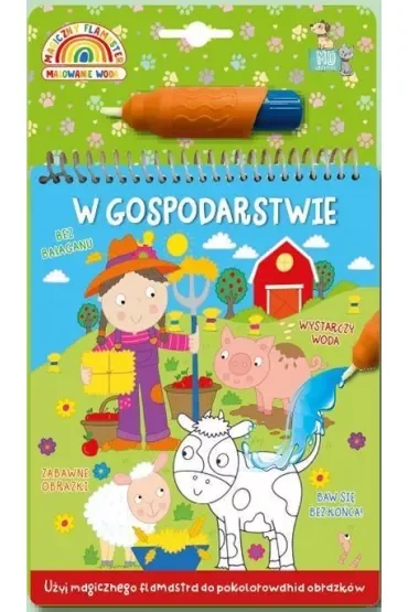 W gospodarstwie. Malowanka z wodnym flamastrem