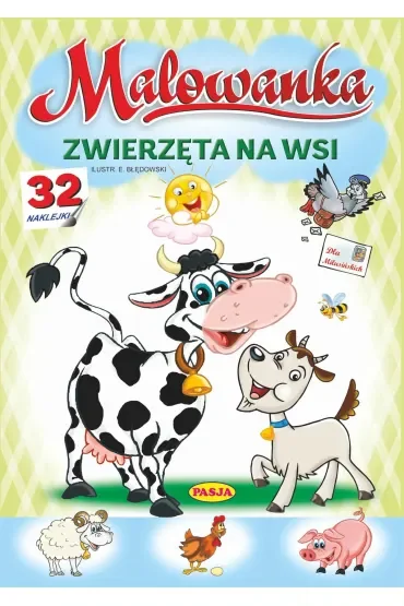 Zwierzęta na wsi. Malowanka
