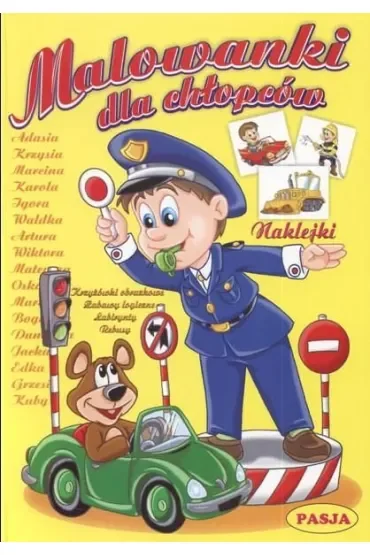 Malowanki dla chłopców