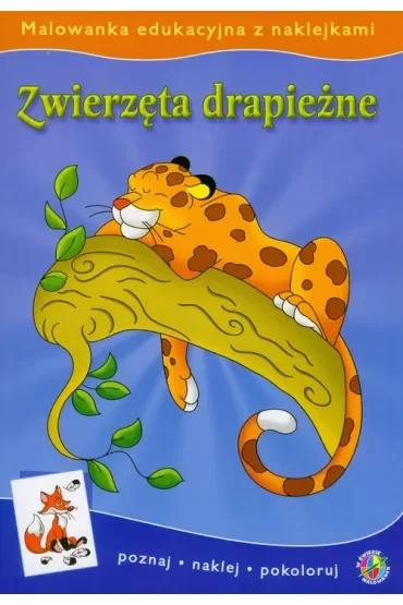 Malowanki edukacyjne - Zwierzęta drapieżne