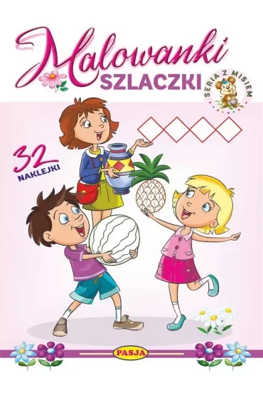 Szlaczki. Malowanki. Seria z misiem