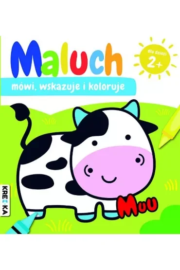 Muu. Maluch mówi, wskazuje i koloruje