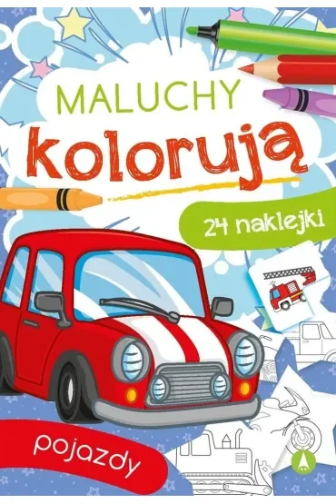 Malowanka 165X240 Maluchy kolorują. Pojazdy  NAKLEJKI SKRZAT 071160