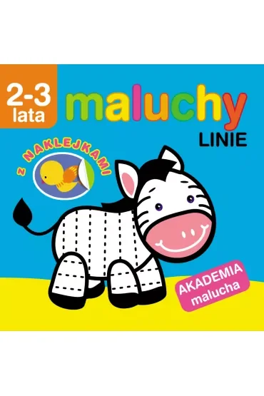Maluchy. Linie z naklejkami. Akademia malucha 2-3 lata