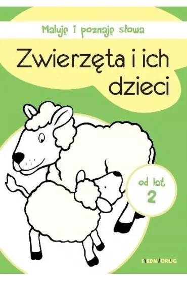 Zwierzęta i ich dzieci maluję i poznaję słowa