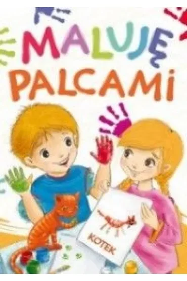 Maluję palcami. Kotek