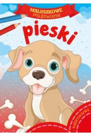 Malowanka A5 Maluszkowe malowanie. Pieski SKRZAT 157594