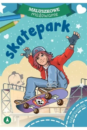 Maluszkowe malowanie. Skatepark