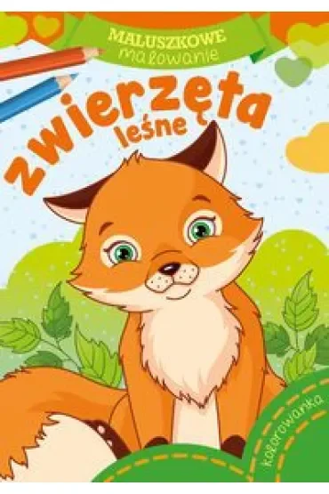 Malowanka A5 Maluszkowe malowanie. Zwierzęta leśne SKRZAT 157617 SK