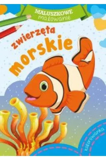 Maluszkowe malowanie. Zwierzęta morskie