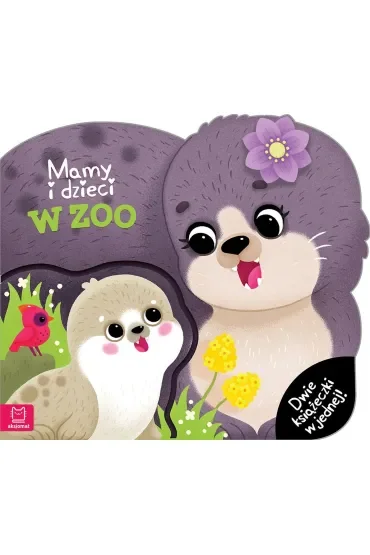 Mamy i dzieci w zoo. Dwie książeczki w jednej