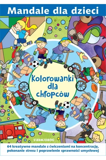 Kolorowanki dla chłopców. Mandale dla dzieci