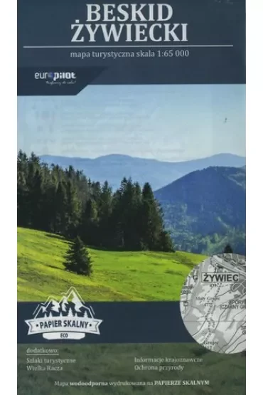Beskid Żywiecki. Mapa turystyczna ECO w skali 1:65 000