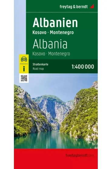 Mapa Albania 1:400 000