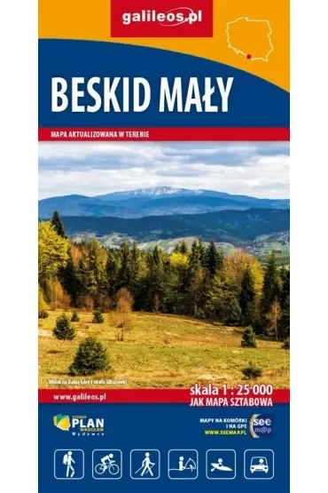 Mapa - Beskid Mały 1:25 000