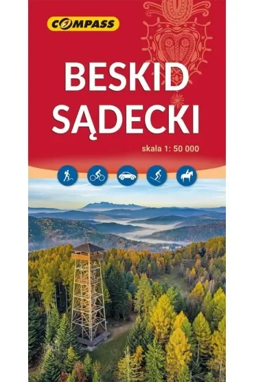 Mapa - Beskid Sądecki 1:50 000