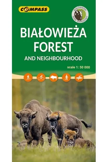 Mapa -Białowieża Forest and Neighbourhood 1:50 000