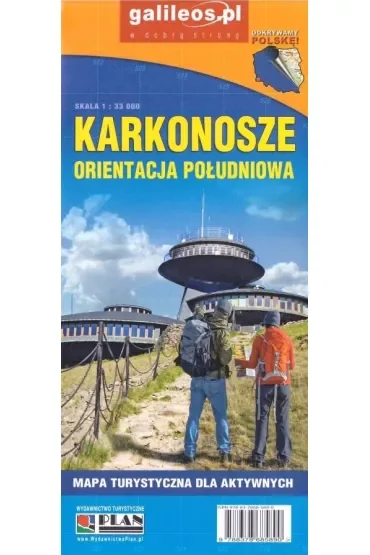 Mapa dla aktywnych - Karkonosze orientacja poł.