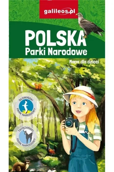 Mapa dla dzieci. Polska. Parki Narodowe 1:1 000 000