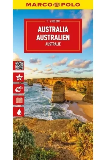 Mapa drogowa Australia 1:4 000 000