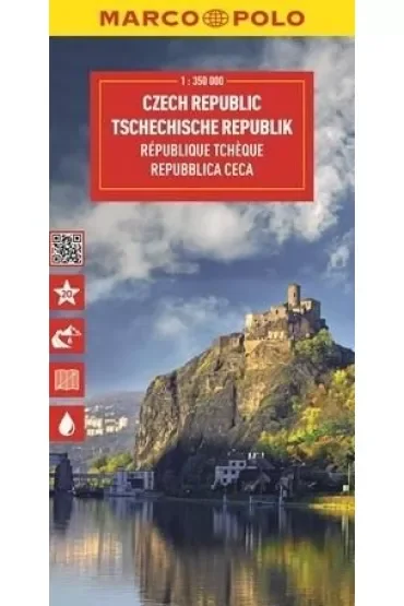 Czechy. Mapa drogowa w skali 1:350 000