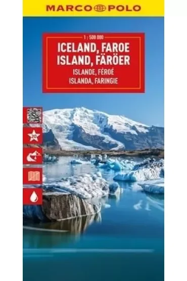 Islandia. Mapa drogowa w skali 1:500 000