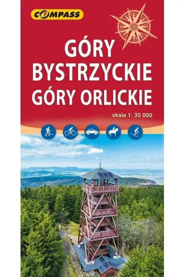 Mapa - Góry Bystrzyckie, Góry Orlickie 1:35 000