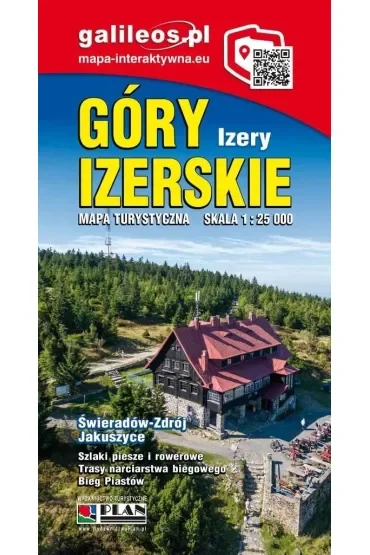 GÓRY IZERSKIE- IZERY - MAPA 1 : 25 000 - 2025