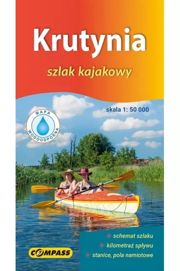 Mapa kajakowa - Krutynia 1:50 000 wersja polska