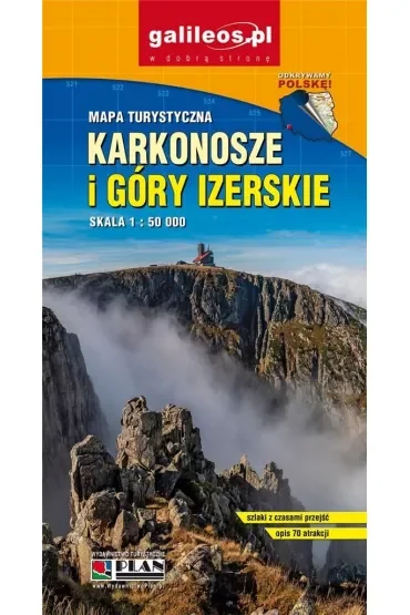 Mapa - Karkonosze i Góry Izerskie 1:50 000