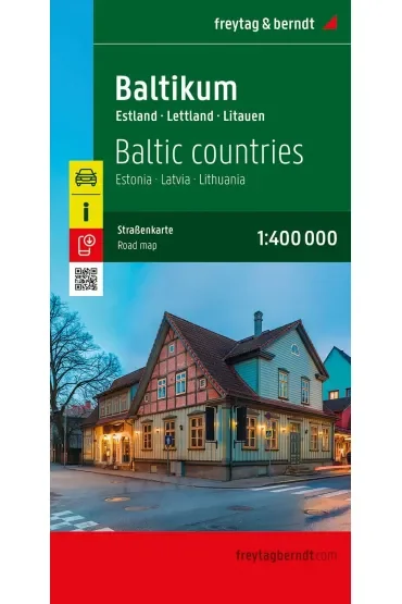 Mapa Kraje Bałtyckie 1:400 000