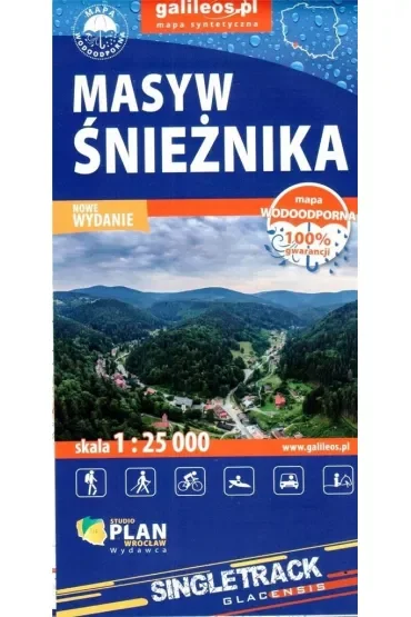 Mapa - Masyw Śnieżnika 1:25 000