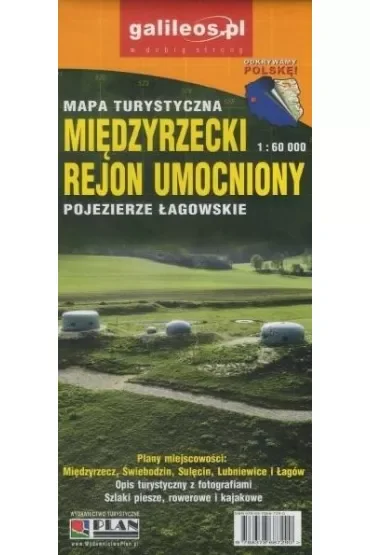 Mapa - Międzyrzecki Rejon Umocniony 1:60 000
