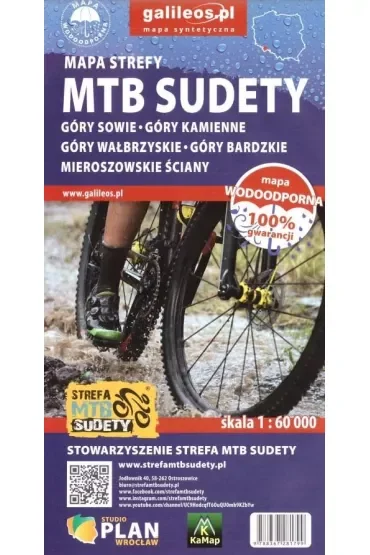 Mapa - MTB Sudety 1:60 000