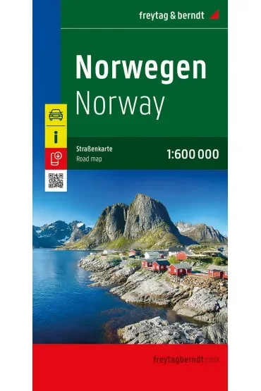 Mapa Norwegia 1:600 000