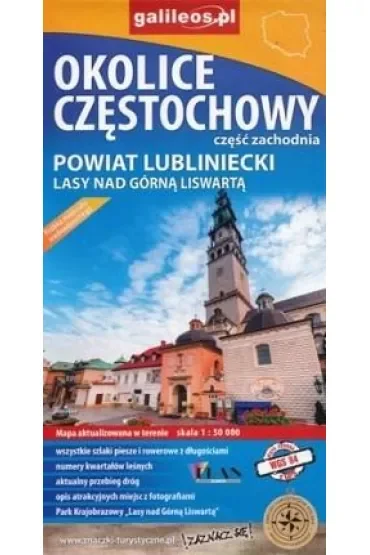 Mapa - Okolice Częstochowy cz.zachodnia 1:50 000