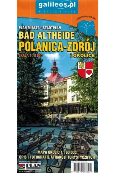 Mapa - Polanica Zdrój i okolice 1:8 000