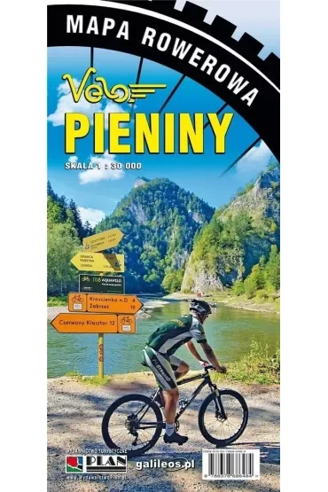 Mapa rowerowa - Pieniny 1: 30 000 w.2024