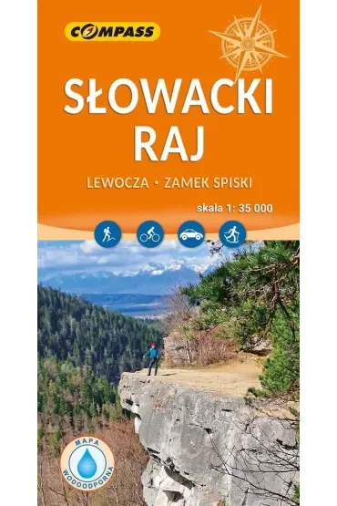 Słowacki Raj. Mapa turystyczna w skali 1:35 000 (wersja wodoodporna)