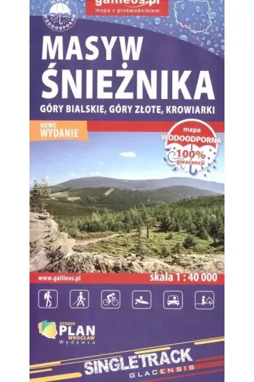 19 Masyw Śnieżnika - 1 : 40 000 - mapa syntetyczna