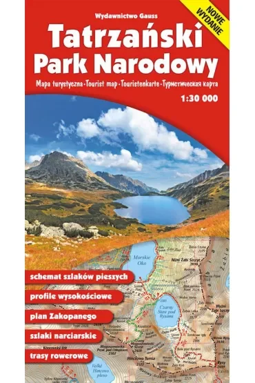 Mapa Tatrzański Park Narodowy